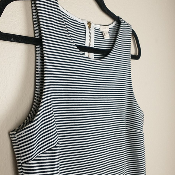 [J. Crew] Striped Peplum Top - Picture 2 of 7